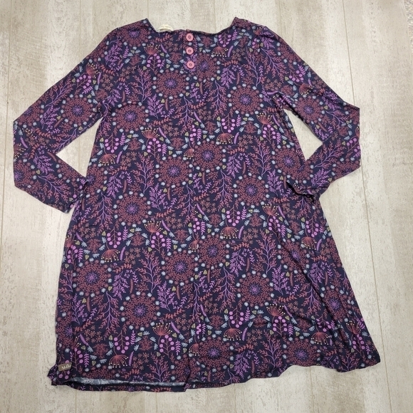 Matilda Jane “New Resolution” Navy Blue Floral Dress Size XL - Picture 8 of 8